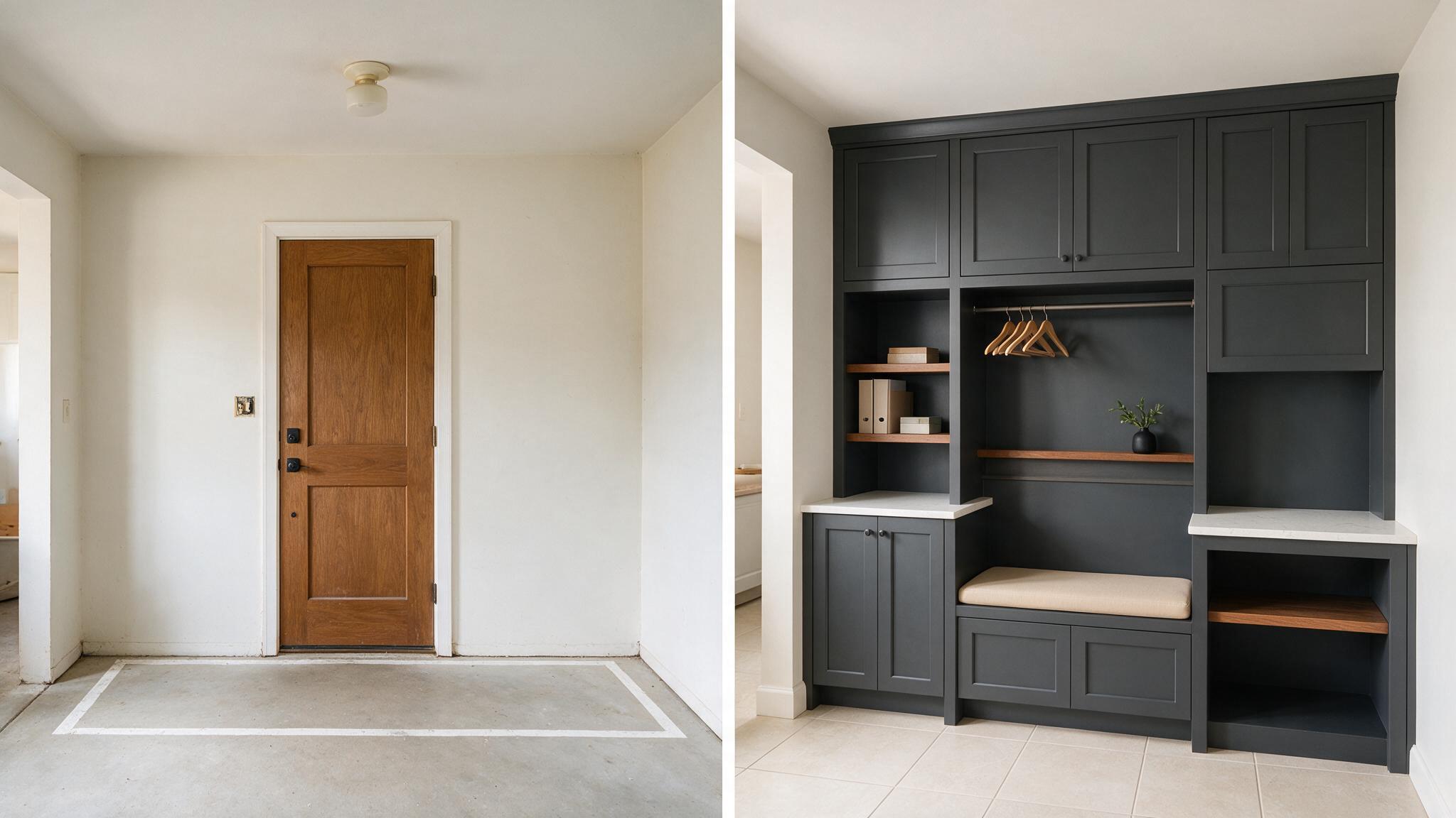 Custom Mudroom & Drop-Zone Cabinetry for Cherry Hill Family Homes for a realistic Cherry Hill property