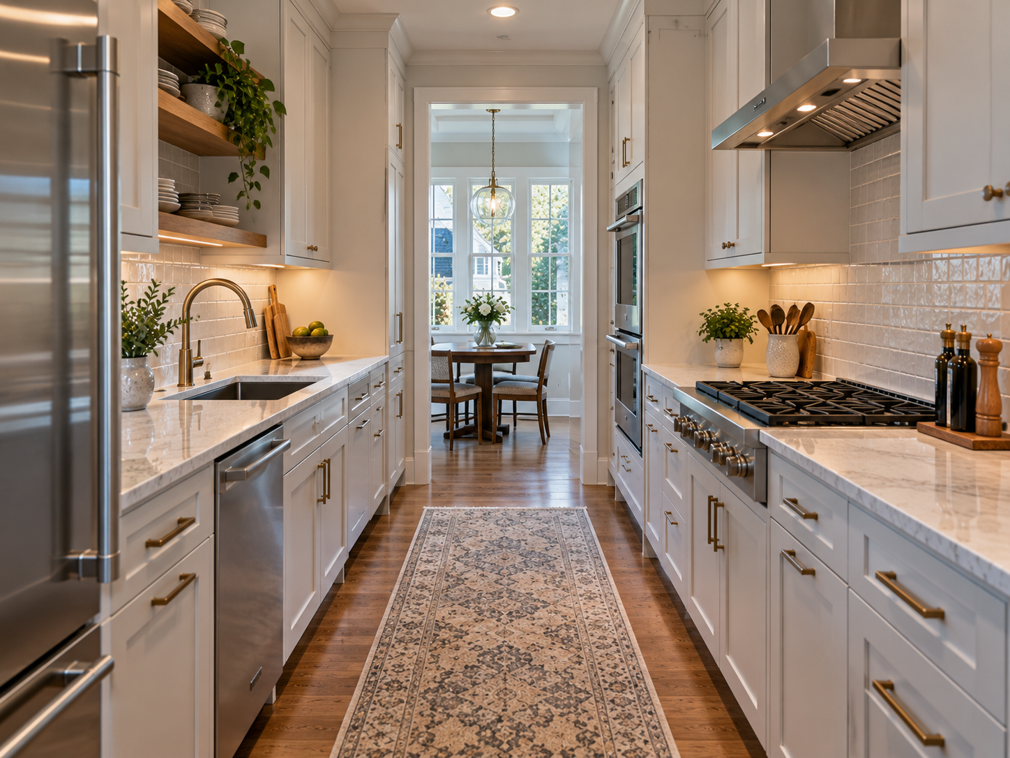 Improving the Work Triangle in a Narrow Galley Kitchen in Haddonfield