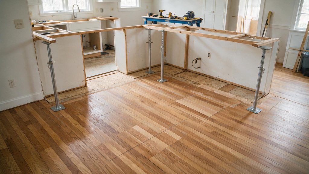 Preserving Original Hardwood Floors During Haddonfield Kitchen Remodels shown in a realistic Haddonfield, NJ residential construction setting.